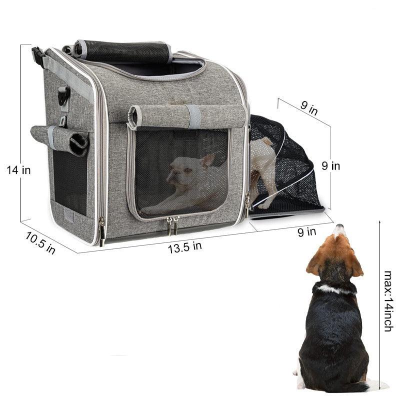 3-in-1 Fahrrad Hundetransporttasche