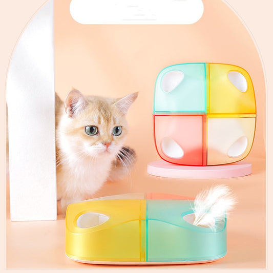 Kreatives Versteckspiel Für Katzen