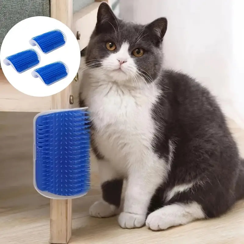 Katzen-selbstbürste Zur Wandbefestigung Mit Katzenminze