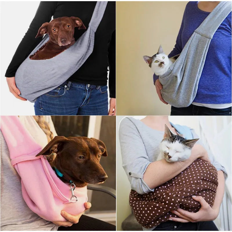 Hundetragetasche Im Sling-Design – Bequeme Tragehilfe für Kleine Hunde und Haustiere