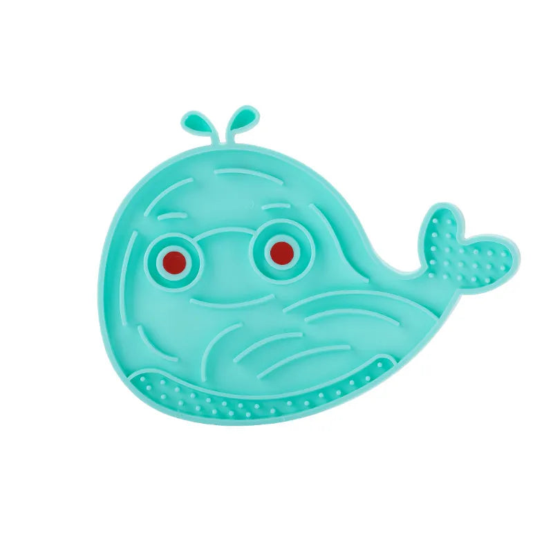 Lustige Fisch-Matte für Kinder – Rutschfeste Silikon-Spielmatte