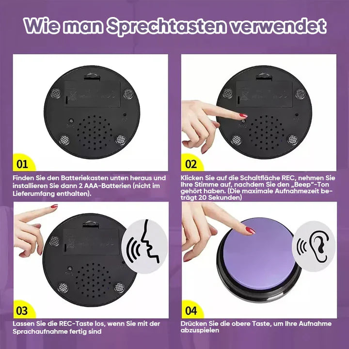 Interaktiver Sprechknopf Für Haustiere – Training & Kommunikation
