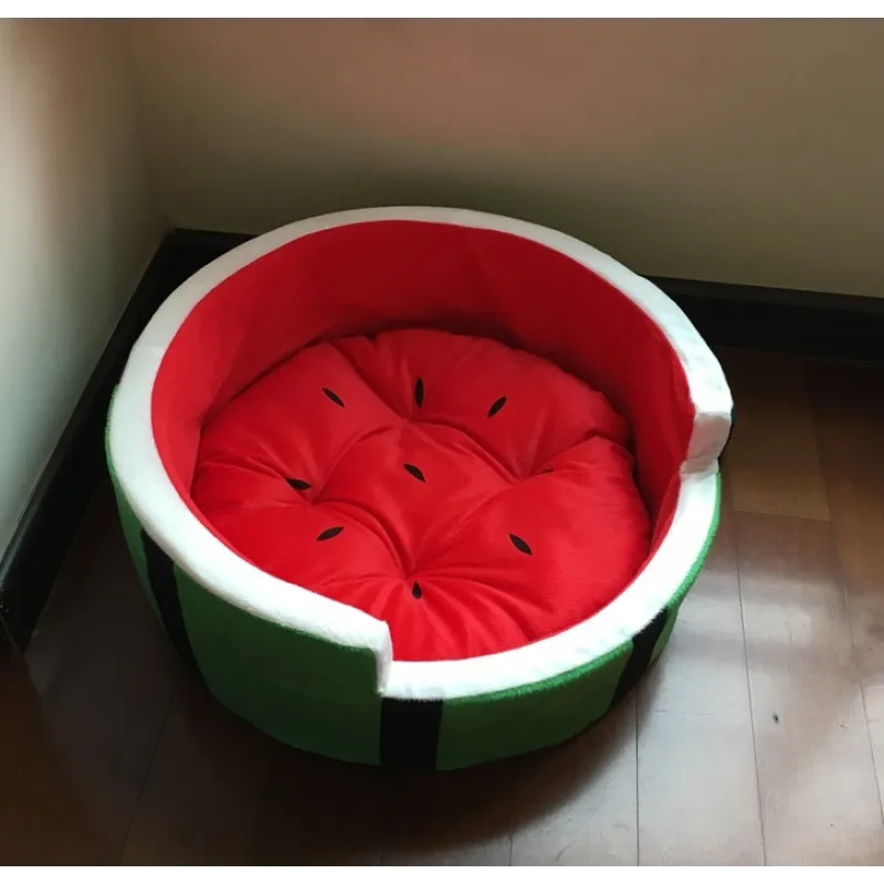 Hundebett Im Wassermelonendesign für Komfort und Entspannung