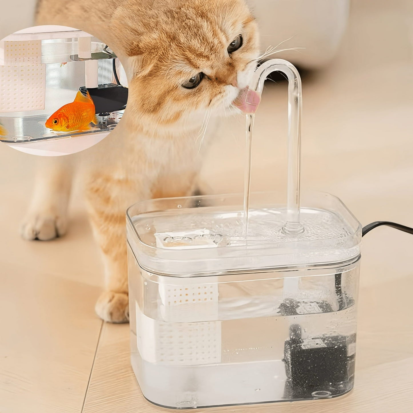 Premium Haustier Trinkbrunnen für Frisches und Gesundes Wasser