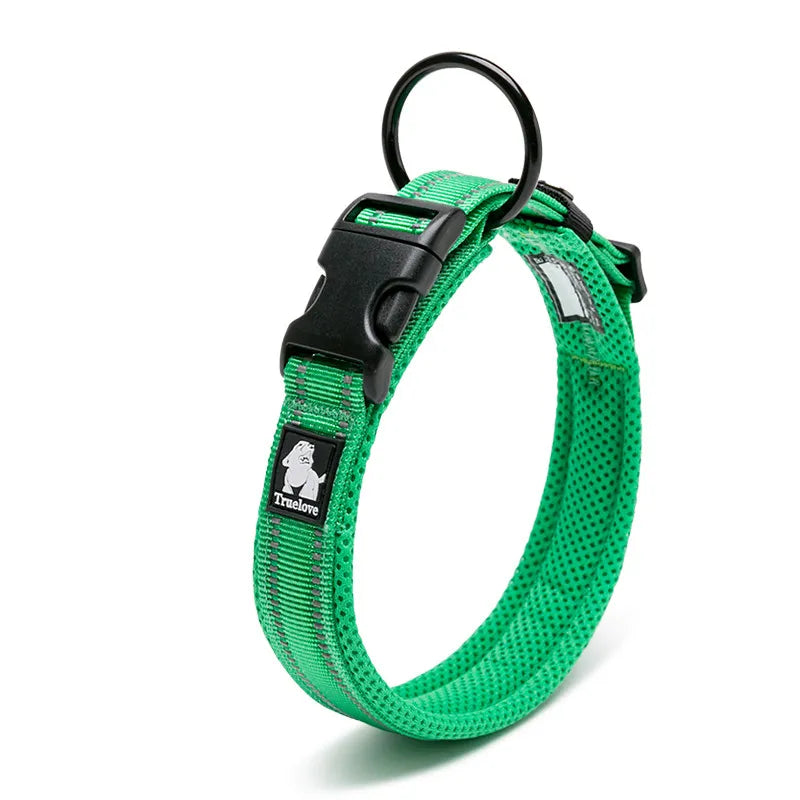 Truelove Reflektor-Hundehalsband – Atmungsaktiv und Verstellbar für Höchsten Komfort