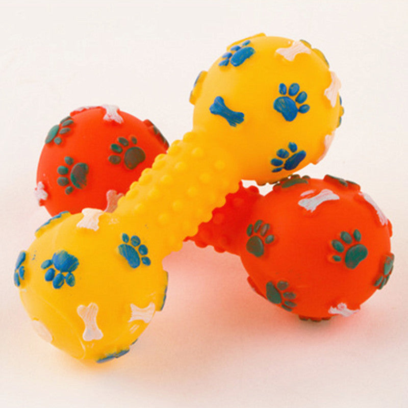 Hundespielzeug Zum Kauen – Bunte Kauspielzeuge In Form Von Hanteln