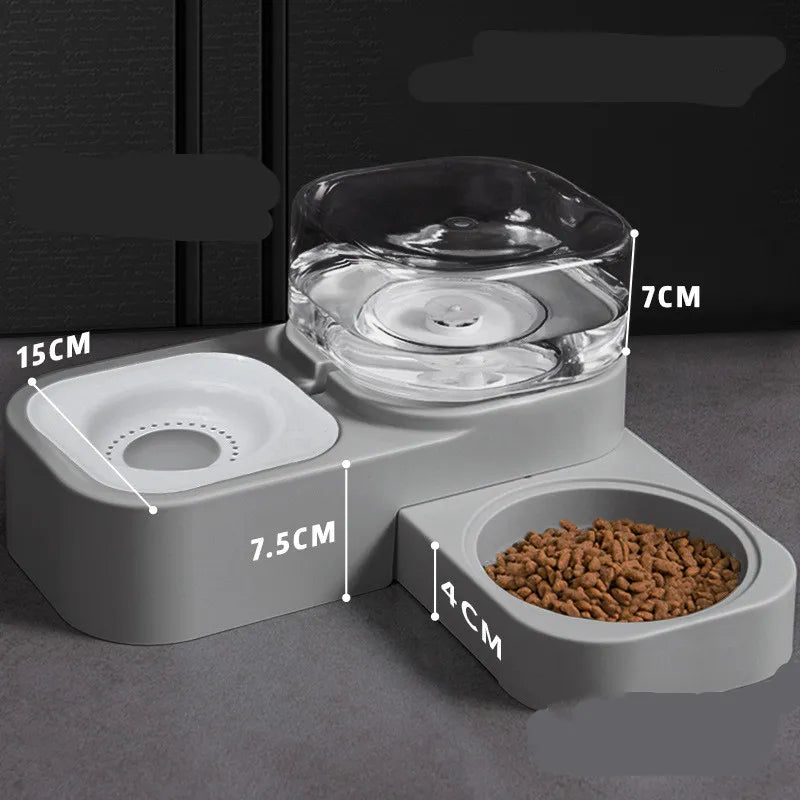 Futter- Und Wasserspender Für Haustiere Mit Tropfschutz