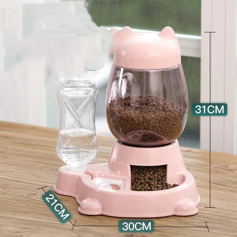 Automatischer Futterspender für Katzen – Kätzchen Futterstation Im Niedlichen Katzen Design