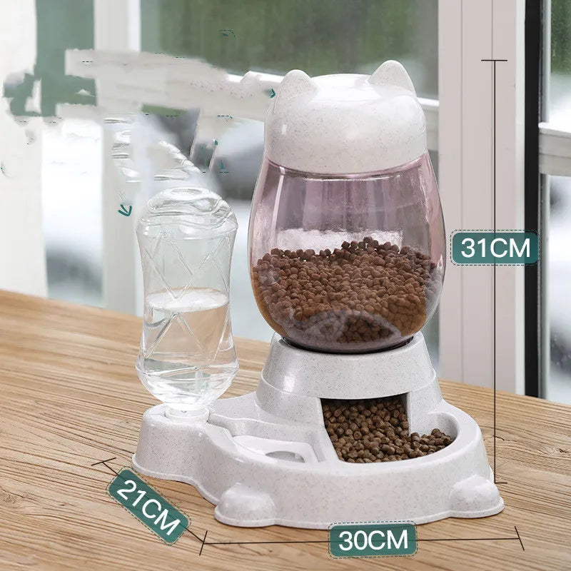 Automatischer Futterspender für Katzen – Kätzchen Futterstation Im Niedlichen Katzen Design