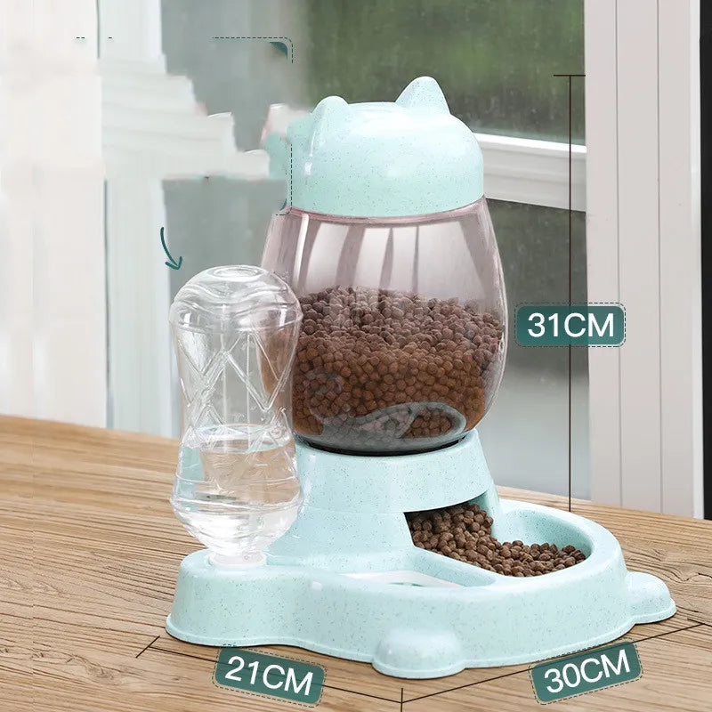 Automatischer Futterspender für Katzen – Kätzchen Futterstation Im Niedlichen Katzen Design
