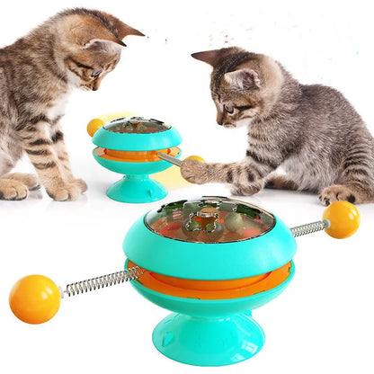 Interaktives Katzenspielzeug Mit Drehbällen – Spielzeug Für Aktive Katzen
