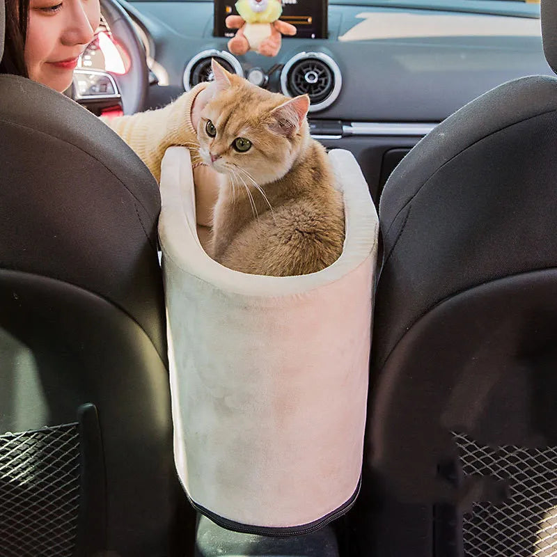 Bequeme Auto-Hundetasche für Kleine Haustiere mit Sicherer Sitzbefestigung