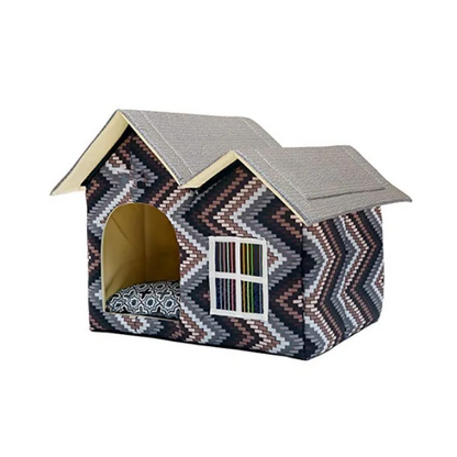 Katzenhaus Im Haus-Design mit Fenster für Gemütliche Rückzugsorte
