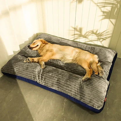 Flauschiges Hundebett mit abnehmbarem Bezug