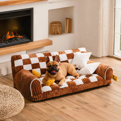 Luxuriöse Hundebettbank