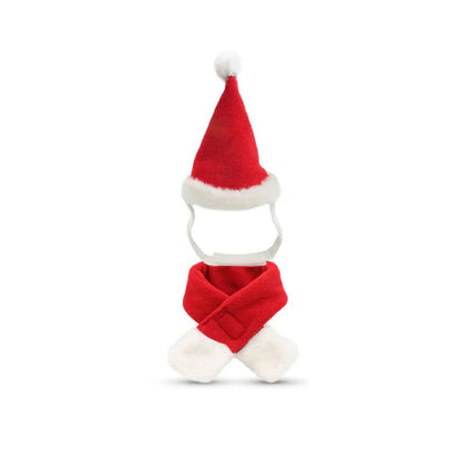 Weihnachtsmütze Mit Schal Für Haustiere