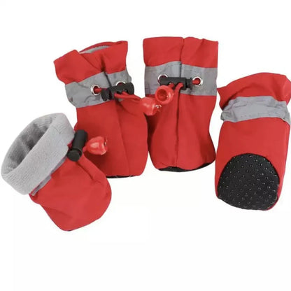 Schützende Hundepfotenschuhe Für Schnee Und Eis