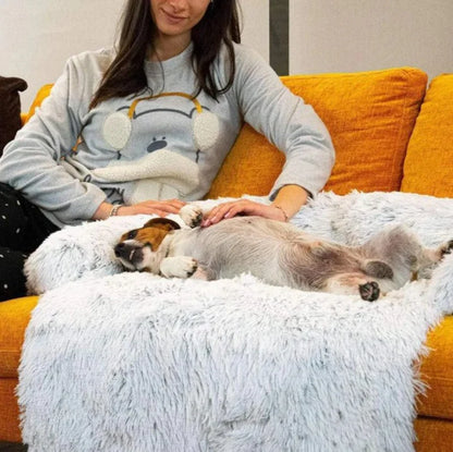 Kuscheliges Hundesofa mit luxuriösem Design