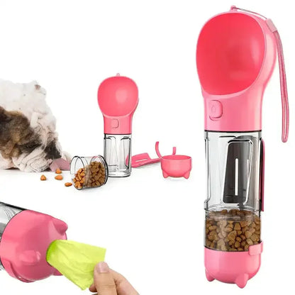 3-in-1 Tragbare Wasserflasche für Haustiere