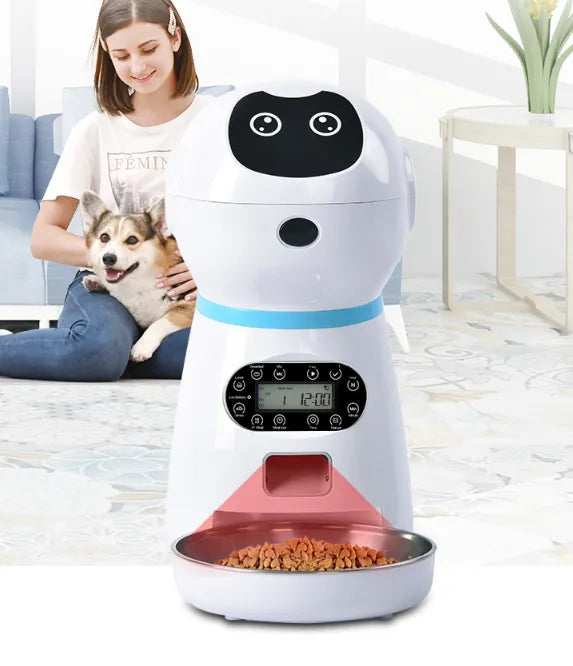 Automatischer Futterspender Für Hunde Mit Digitalanzeige