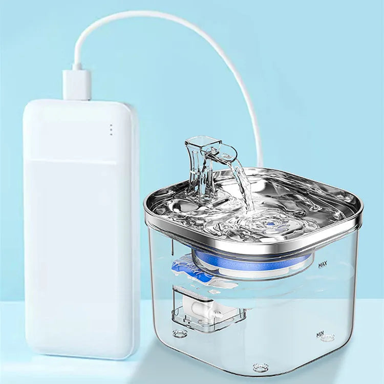 Automatischer Trinkbrunnen Für Katzen Und Hunde – Leiser Wasserspender Mit Filter