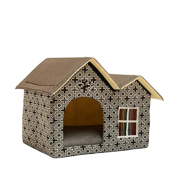 Katzenhaus Im Haus-Design mit Fenster für Gemütliche Rückzugsorte