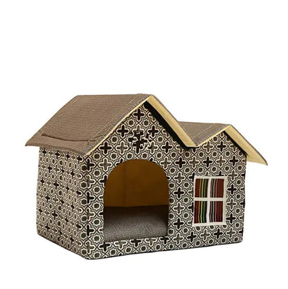 Katzenhaus Im Haus-Design mit Fenster für Gemütliche Rückzugsorte