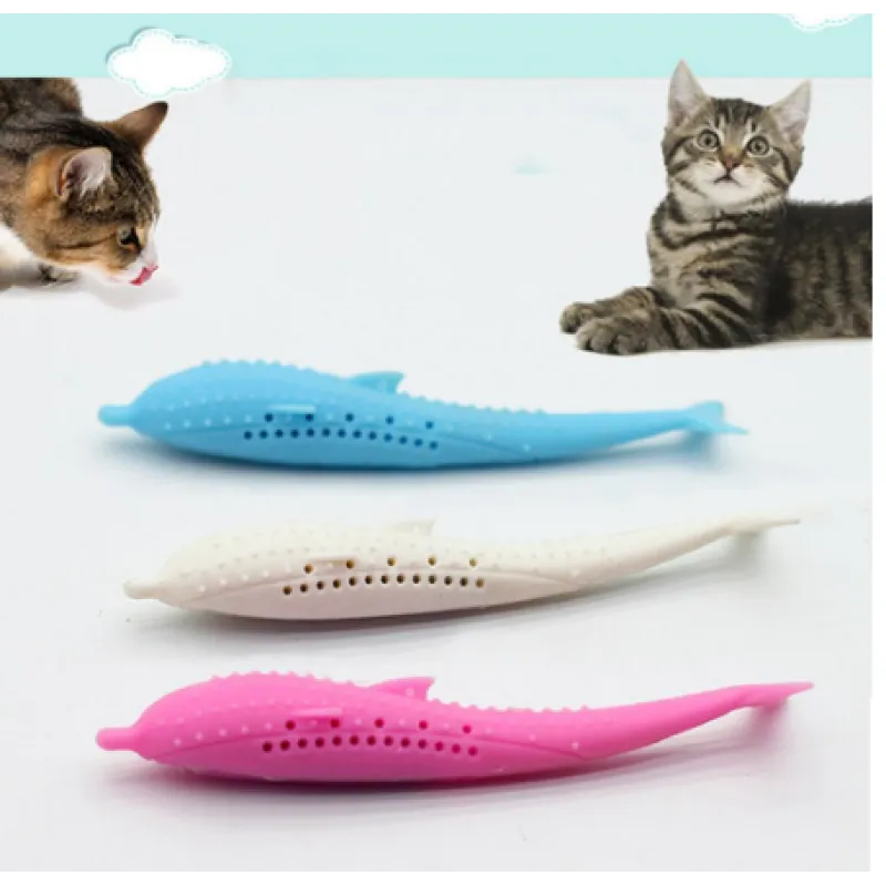 Silikon Haustier-Spielzeug In Walform Kauspielzeug für Katzen und Kleine Hunde