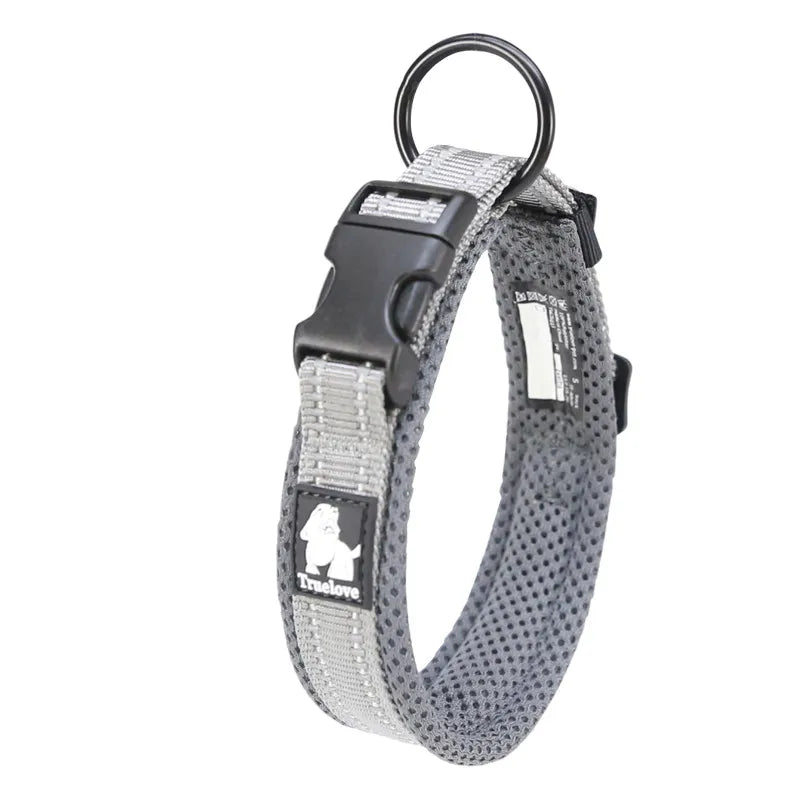 Truelove Reflektor-Hundehalsband – Atmungsaktiv und Verstellbar für Höchsten Komfort