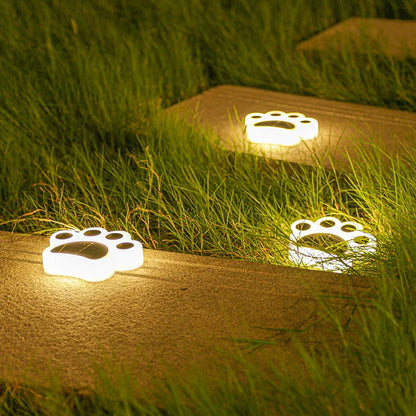 Solarleuchten Im Pfoten-design – Kabellose Gartenbeleuchtung