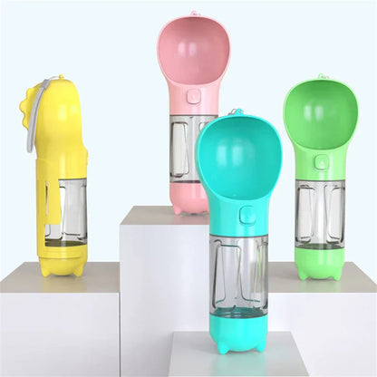 3-in-1 Tragbare Wasserflasche für Haustiere