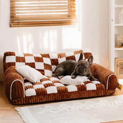 Luxuriöse Hundebettbank