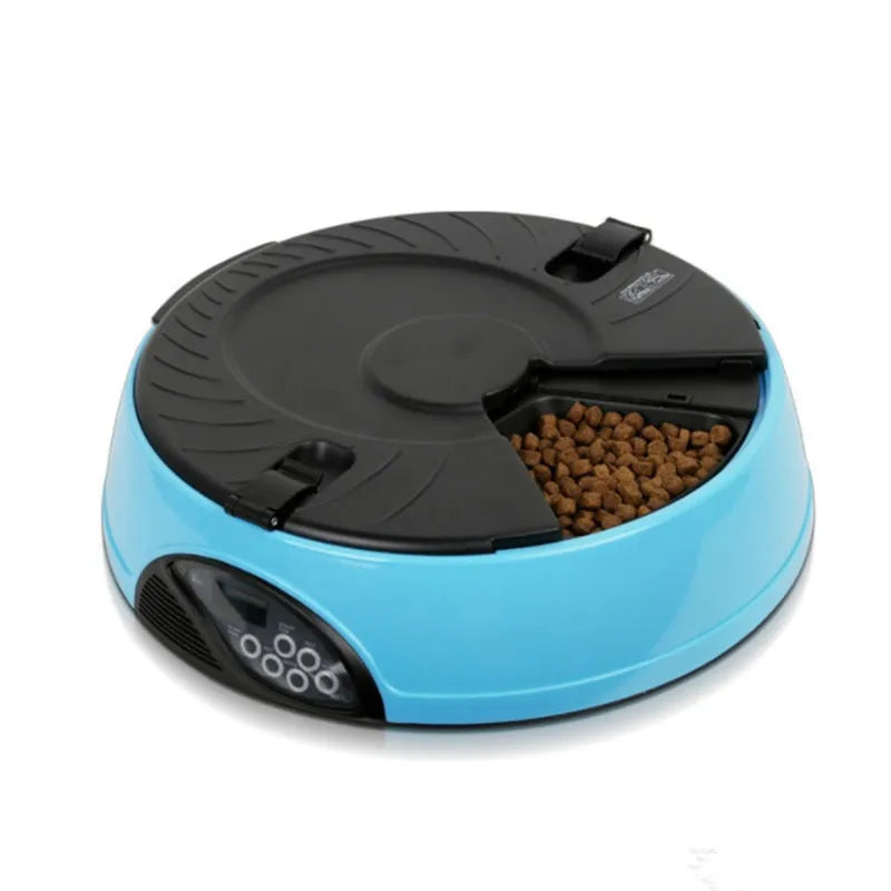 Automatischer Futterspender für Hunde und Katzen mit Timer und Portionskontrolle