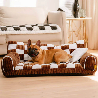 Luxuriöse Hundebettbank