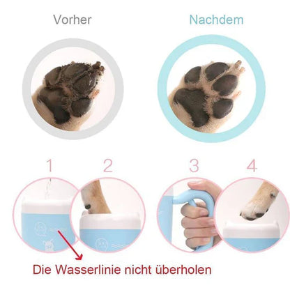Selbstreinigende Pfotenwaschbecher Für Haustiere