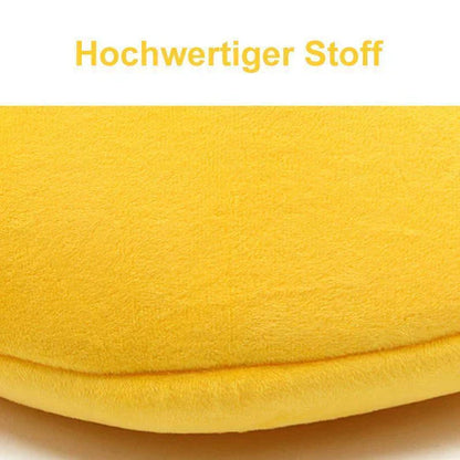 Bananenförmiges Haustierbett