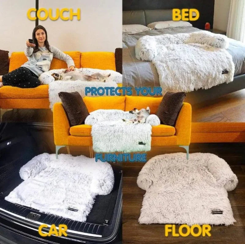Kuscheliges Hundesofa mit luxuriösem Design