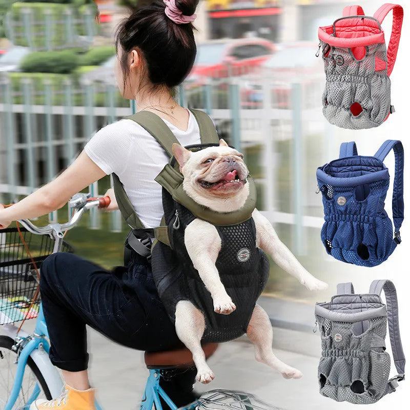 Tragbarer Hundetrage-Rucksack – Bequem und Atmungsaktiv für Haustiere