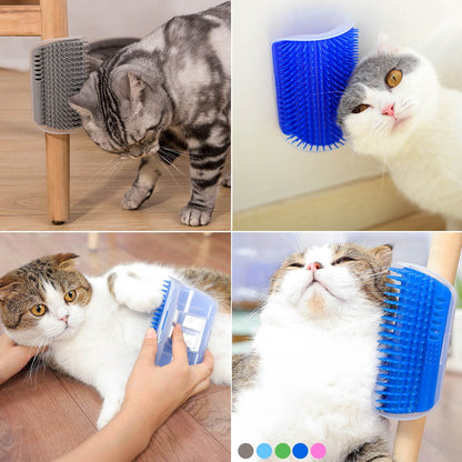 Katzen-selbstbürste Zur Wandbefestigung Mit Katzenminze