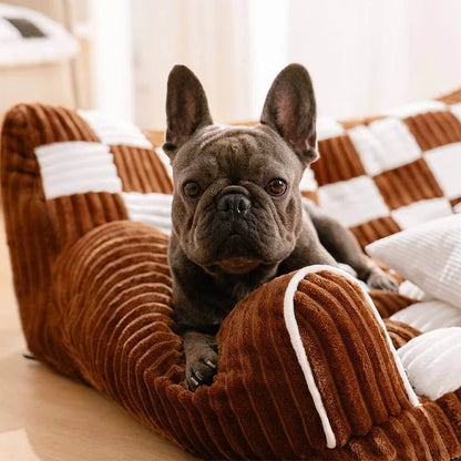 Luxuriöse Hundebettbank