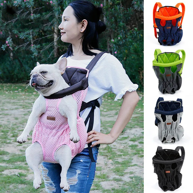 Tragbarer Hundetrage-Rucksack – Bequem und Atmungsaktiv für Haustiere