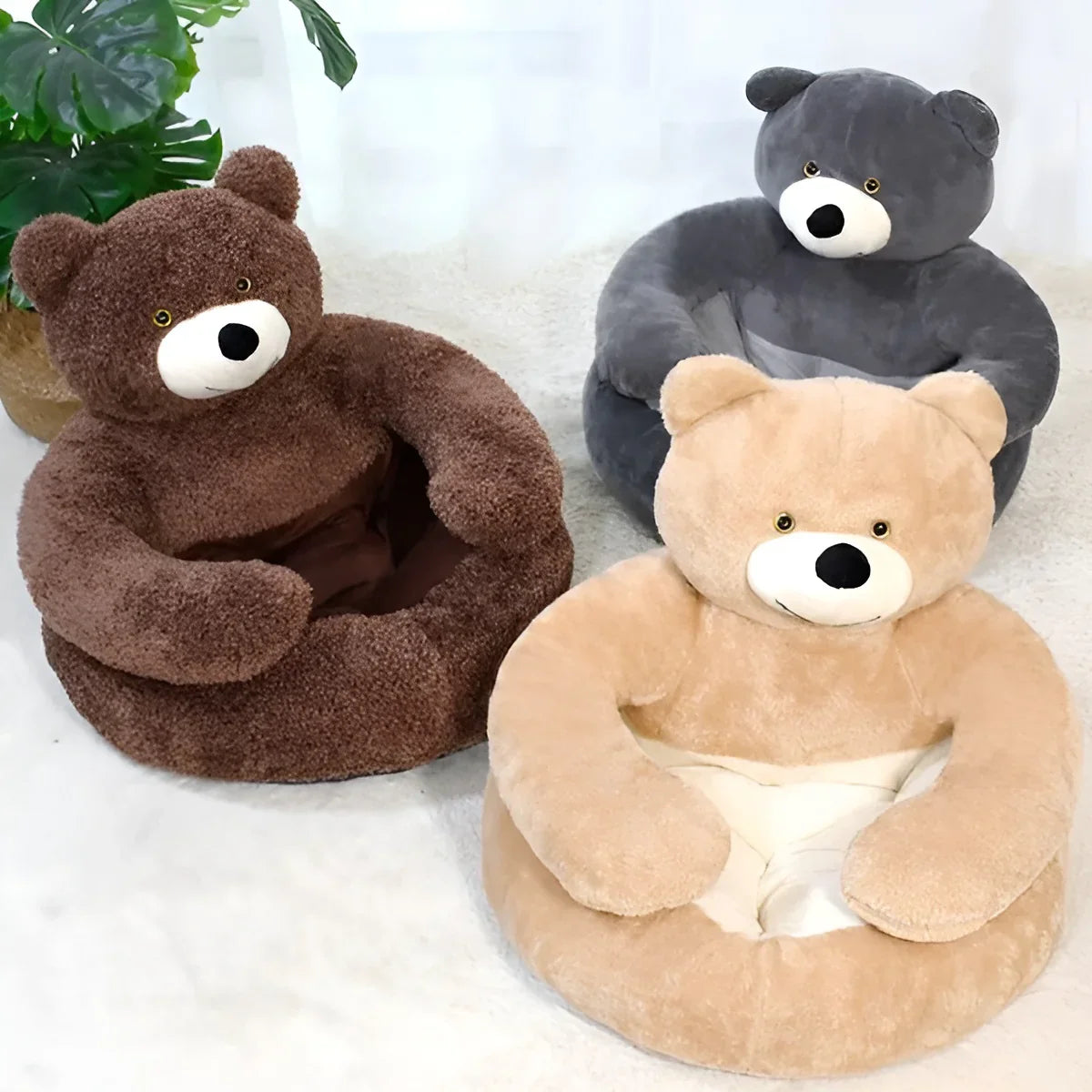 Flauschiges Schlafkissen für Haustiere