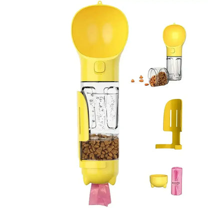 3-in-1 Tragbare Wasserflasche für Haustiere