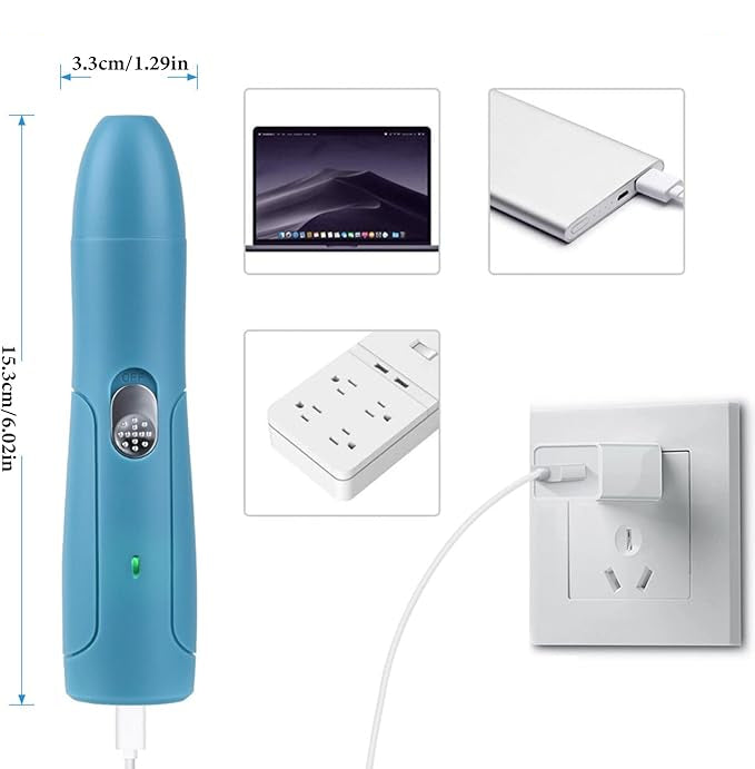 Elektrische Krallenschleifmaschine für Haustiere mit USB-Aufladung