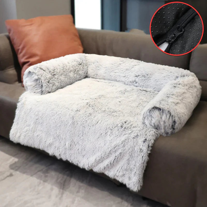 Kuscheliges Hundesofa mit luxuriösem Design