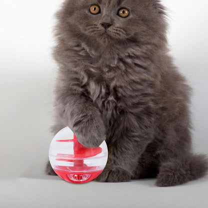 Katzenspielzeug Futterball – Interaktiver Leckerli-Spender Zum Spielen Lernen