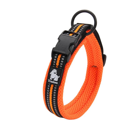 Truelove Reflektor-Hundehalsband – Atmungsaktiv und Verstellbar für Höchsten Komfort
