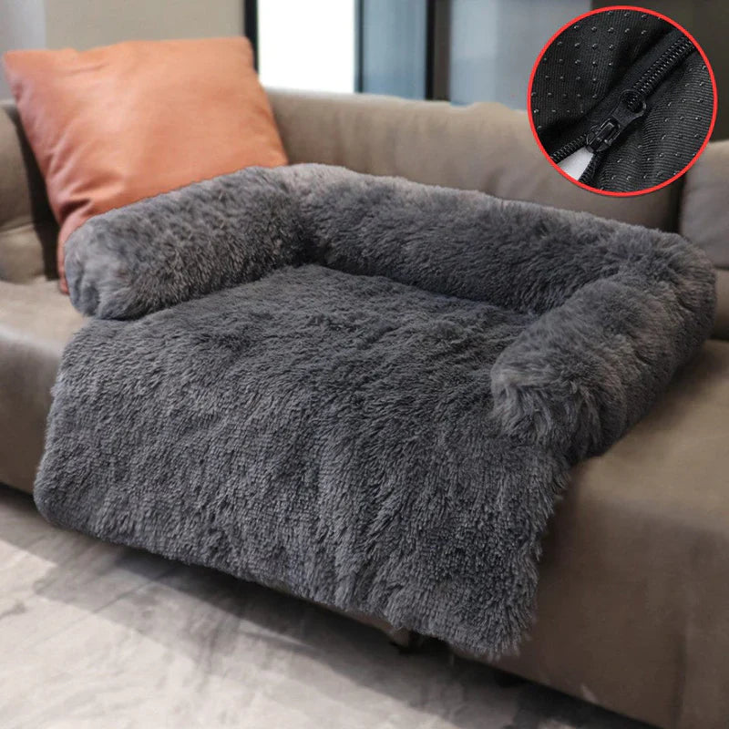 Kuscheliges Hundesofa mit luxuriösem Design