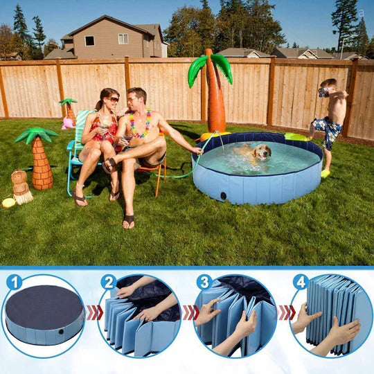 Faltbarer Hunde-Pool Für Garten Und Outdoor
