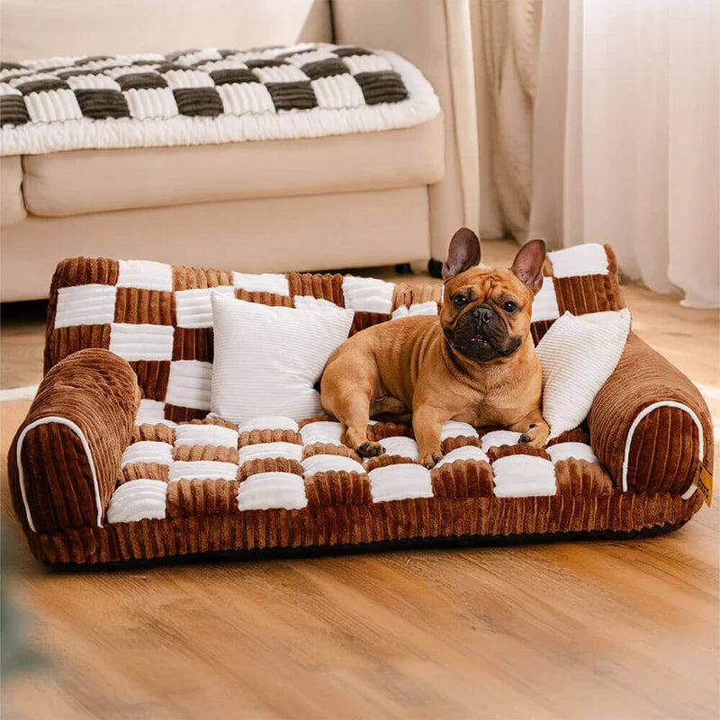 Luxuriöse Hundebettbank